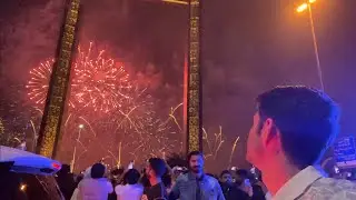 New year fireworks 2024 in Dubai | Vlog 4