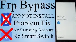 Samsung Galaxy J7 Prime 2 Frp Bypass/G611f U4 Frp Bypass App Not Install/Without Samsung Account