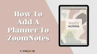 How to Import A Digital Planner PDF Files to ZoomNotes
