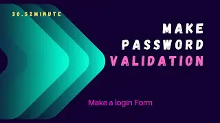 How to make a login form with password validation in php (2020) Life Toor