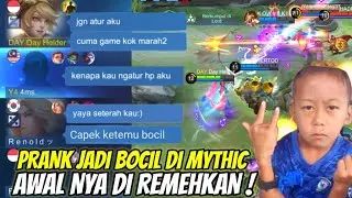 PRANK NYAMAR JADI BOCIL DI ML ! INI HP AKU, GAME AKU JGN ATUR AKU, BPK AKU YG PNYA GAME INI