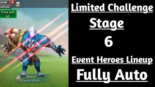 Lords mobile limited challenge bloodlust stage 6 fully auto|Grim Wolf Stage 6 fully auto