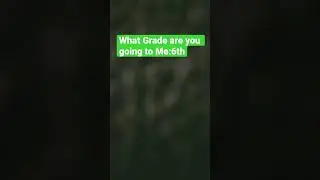 What grade are you going to?