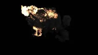 Explosion Massive Slow Motion for video editing