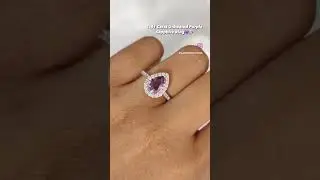 A one-of-a-kind and rare purple sapphire ring💜 #jewelry #viral #rings #sapphire #purplesapphire