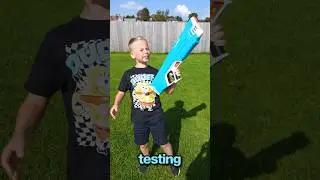 Testing ELECTRIC WATER GUN #shorts | Gaby and Alex Family