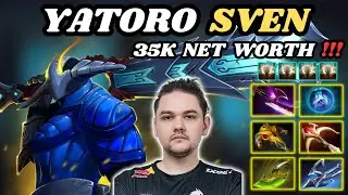 🔥 YATORO Sven Hard Carry Hihglights 7.34e 🔥 35K NET WORTH By YATOROGOD - Dota 2