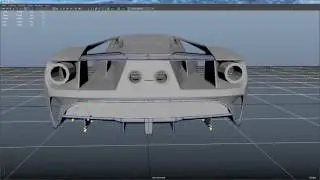 maya modelling timelapse ford gt 2015