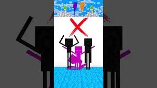 Enderman with body color change challenge#funny #fyp