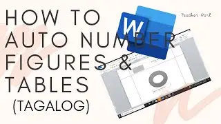 How to Auto Number the Captions for Tables & Figures | (for Research papers, Reports, etc.)