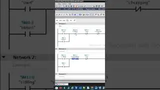 (Part b): Bottle Filling and Capping Project using PLC Ladder Logic Programming