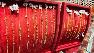 Huge collection latest very lightweight gold bracelet and bangle designs with price from senco gold