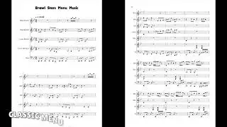Brawl Stars Main Menu Music Piano Sheet