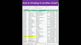 VLOOKUP to Another Sheet | Easy Steps|