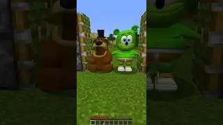 Freddy FazBear 🐻 x Gummy Bear 💚 = ??? Meme in Minecraft 