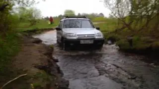 Niva Chevrolet 4х4 Женское бездорожье! Через БРОД!!!