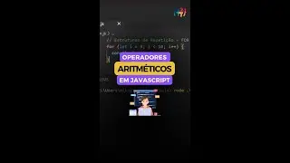 Operadores aritméticos em Javascript | #shorts