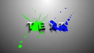 After Effects Tutorial: 3D Splatter Text Animation