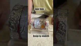 Solar oven project by students #science #stemeducation #scienceproject #diy  #solar