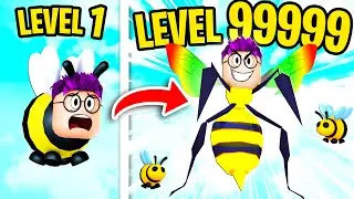 Can We Get a MAX LEVEL BEE FACTORY In ROBLOX BEE TYCOON?! (EVERYTHING UNLOCKED!)