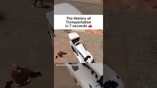 The entire history of transportation in less than 10 seconds 😭 (meme)