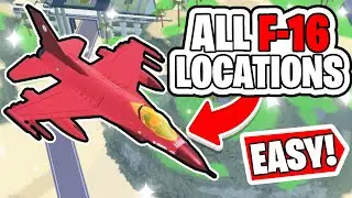 All The Locations For The New Platinum F-16 Blueprint UGC Scavenger Hunt! (Roblox Military Tycoon)