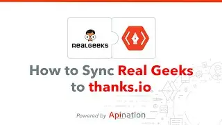 Sync Real Geeks to thanks.io to Easily Send Leads Handwritten Postcards and Giftcards