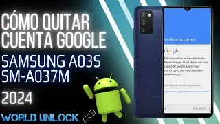 ✅ Samsung A03S FRP bit 3 | Quitar cuenta Google Samsung A03S SM-A037M binario 3 | Cuenta Google A03S