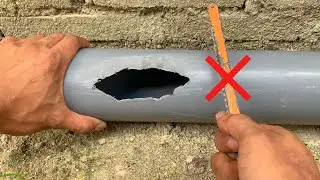 Once You Know This Plumbers Secret Idea, You Wont Be Cutting A Big Broken Pipe