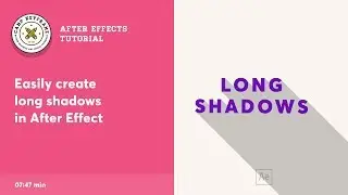 After Effects Tutorial - How to Create Long Shadows