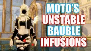 GW2 - Motos Unstable Bauble Infusions - Blue + Red - Preview Showcase - Guild Wars 2 Fashion