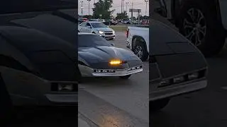 Pontiac Firebird Trans Am KARR From Knight Rider Drives By Fort Street Cruise 2023