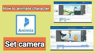 How to animate character and set camera in Animiz