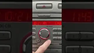 How to change dash clock / time Ford Mondeo #shorts