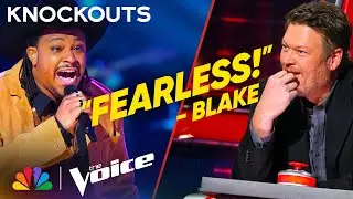 NOIVAS Crushes I Put a Spell On You by Screamin Jay Hawkins | The Voice Knockouts | NBC