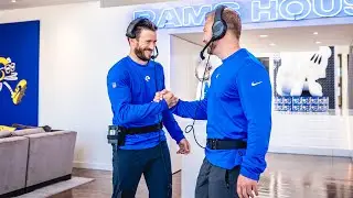 Sean McVay Teaches Scott Eastwood How To Play Him 