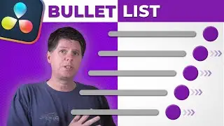 FREE Animated Bullet List Plugin for Davinci Resolve / Fusion