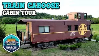 Tour a Unique Train Caboose Cabin on the Hocking River | Hideaway on the Hocking Rental Experience