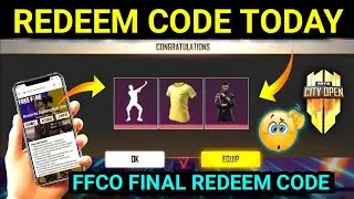 FFCO REDEEM CODE || FREE FIRE CITY OPEN FINAL REDEEM CODE || FREE FIRE REDEEM CODE TODAY