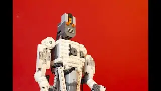 LEGO Robot Walking Like a Human -- Remote Controlled