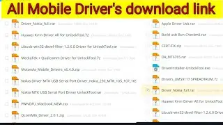 All Mobile Drivers Download || Drivers Download || Drivers Download link