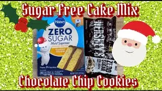 Sugar Free Chocolate Chip Cake Mix Cookies (2022)