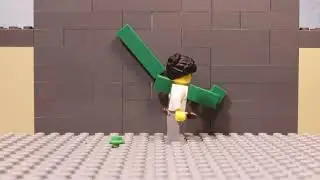 Stop Motion Painting A Wall + Other Animation Test | Lego Stop Motion Animation