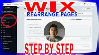 ✅  How To Rearrange Reorder Wix Website Pages 🔴