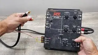 Old School MTX RT-X02A Car Audio 2-Way Electronic Crossover Network