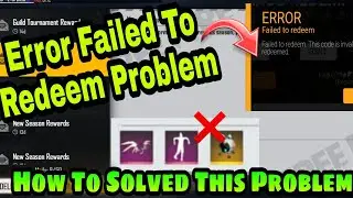 Free Fire FFIC Code Is Invalid Failed To Redeem Problem|FFIC Code Is Not working But why ?