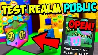 TEST REALM IS PUBLIC! NEW Leaks! (Join QUICK!) | Roblox Bee Swarm Simulator