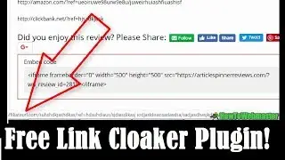 How To Cloak Your Affiliate Links - Free Wordpress Cloaker Plugin