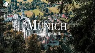 Munich Germany in 4K | Munich 4K Walk & Drone | Munich 2022, Munich 4k night |things to do in Munich