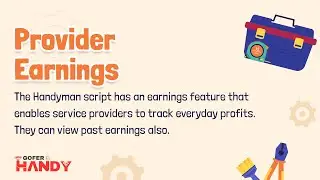 Provider Earnings - GoferHandy